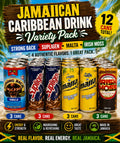 Jamaican Caribbean Drink Variety Pack Strong Back Supligen Malta Irish Moss 12